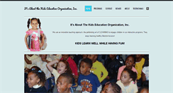 Desktop Screenshot of itsaboutthekidseducation.org