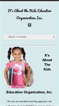 Mobile Screenshot of itsaboutthekidseducation.org